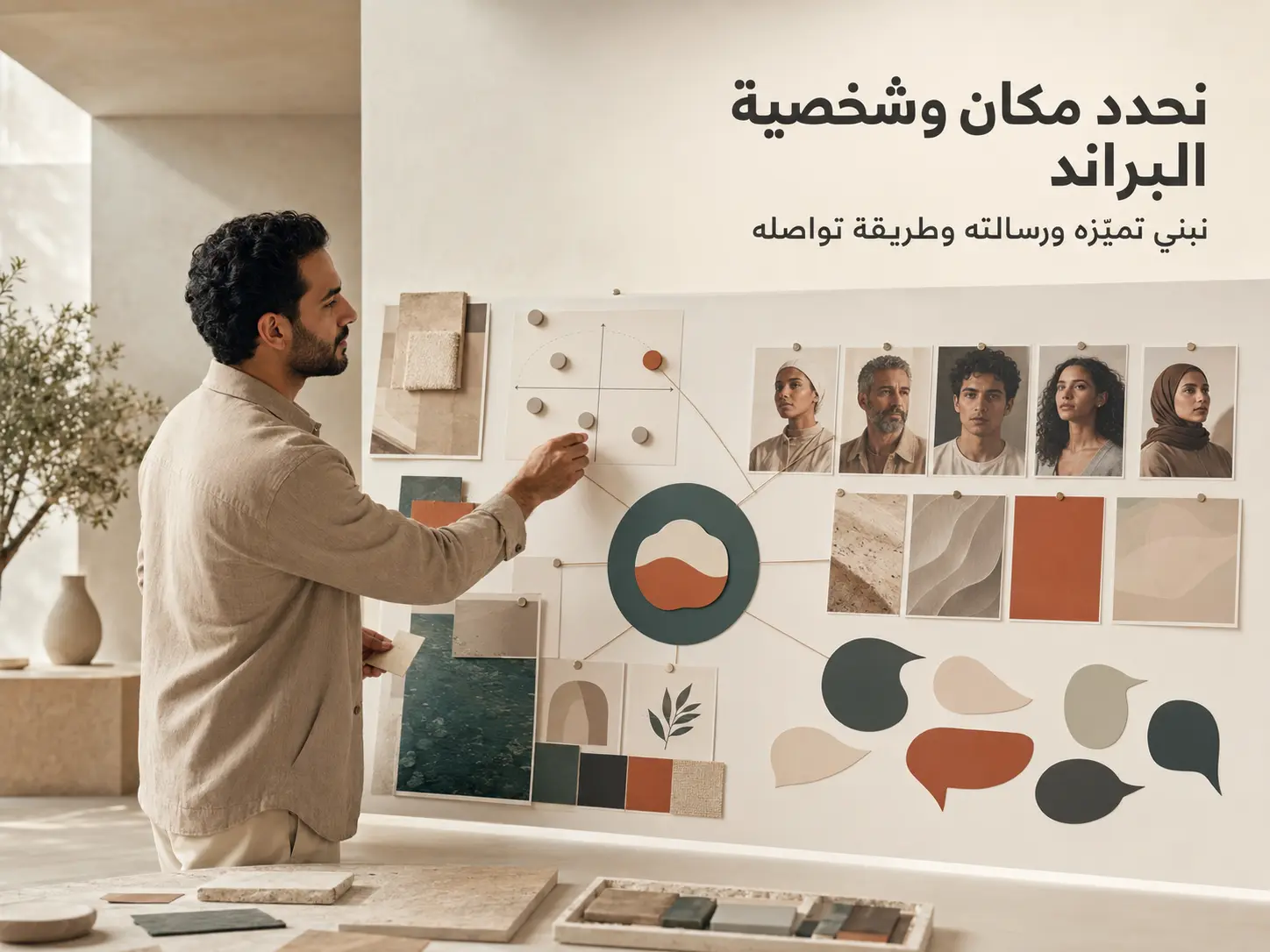 نحدد مكان البراند وشخصيته ورسالته