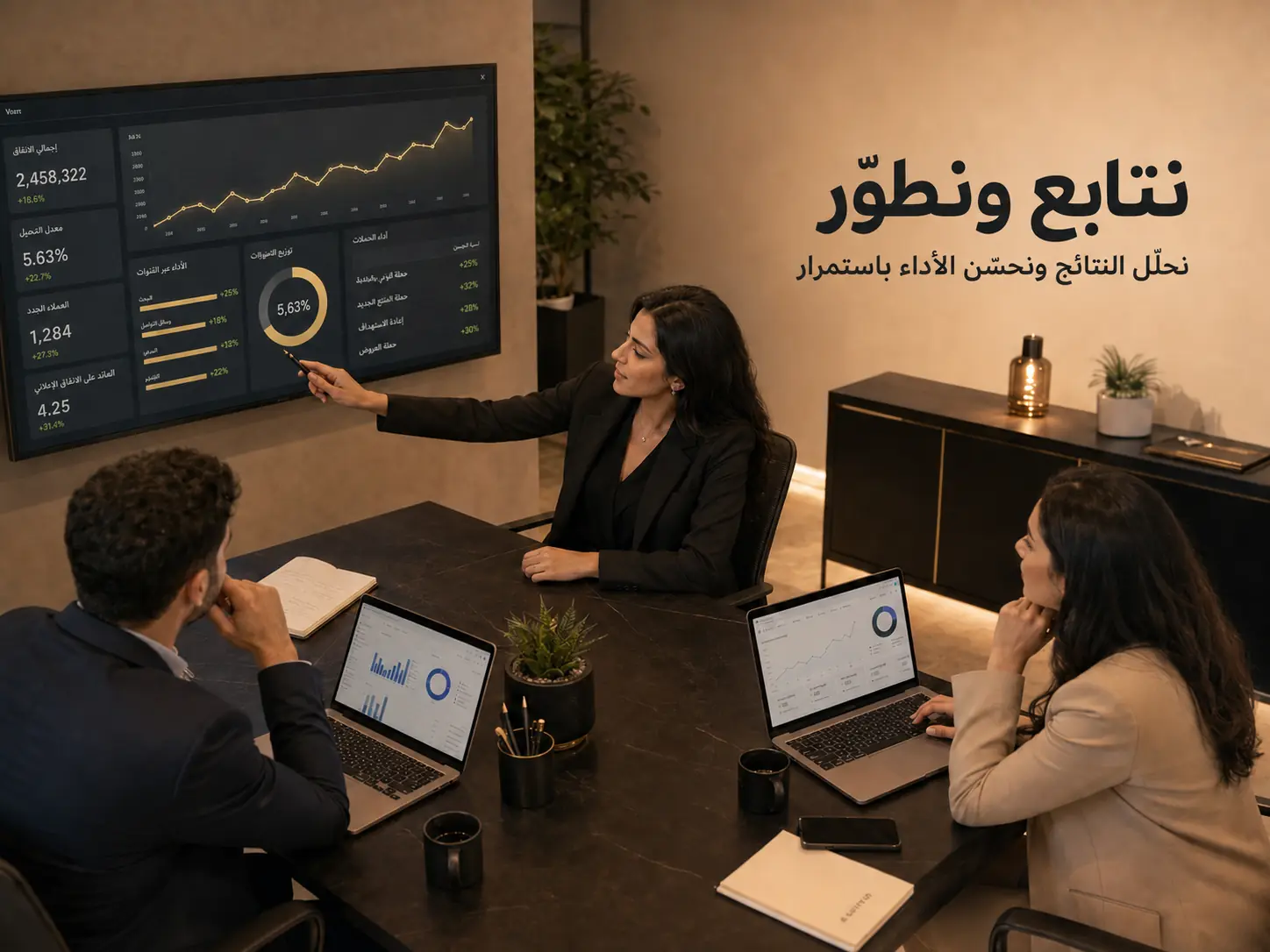 نتابع النتائج ونطور الأداء