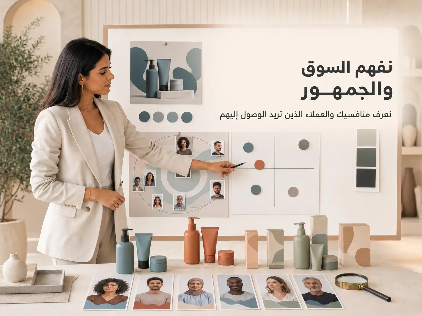 نفهم السوق والجمهور المستهدف للبراند